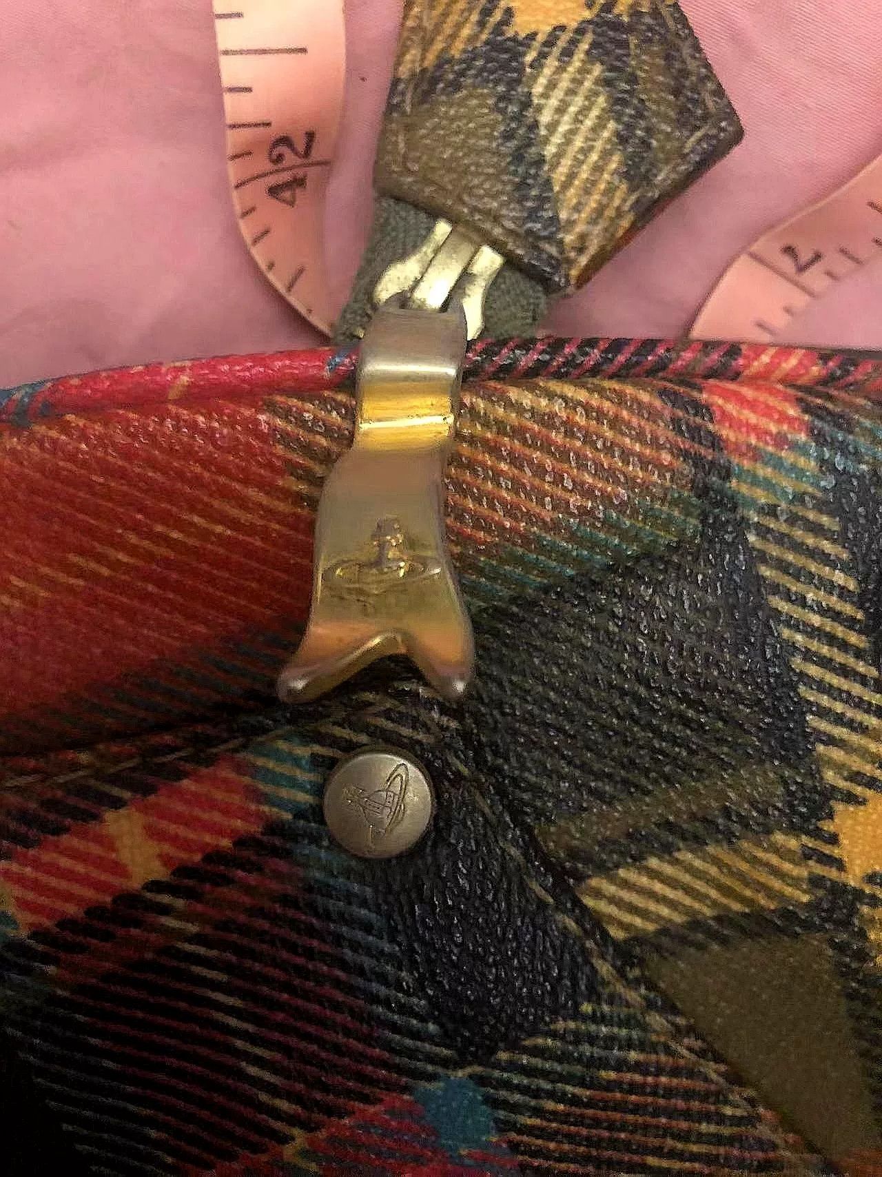 Vivienne Westwood Vivienne Westwood Red Plaid Bowling Bag Size ONE SIZE - 4 Thumbnail