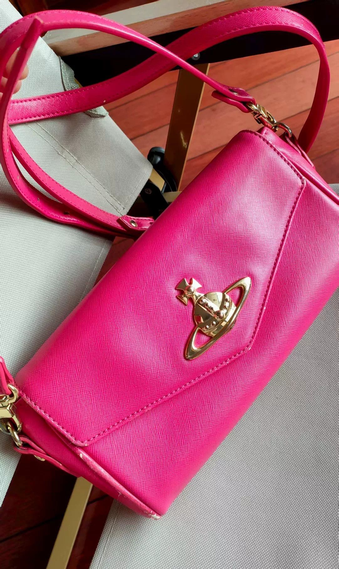 Vivienne Westwood Vivienne Westwood Pink Crossbody Bag Size ONE SIZE - 3 Thumbnail