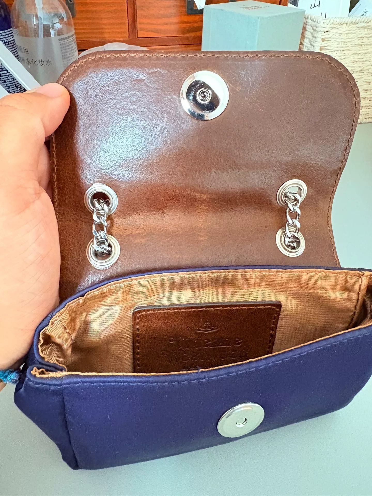 Vivienne Westwood Vivienne Westwood Silk Mini Chain Bag Size ONE SIZE - 3 Thumbnail