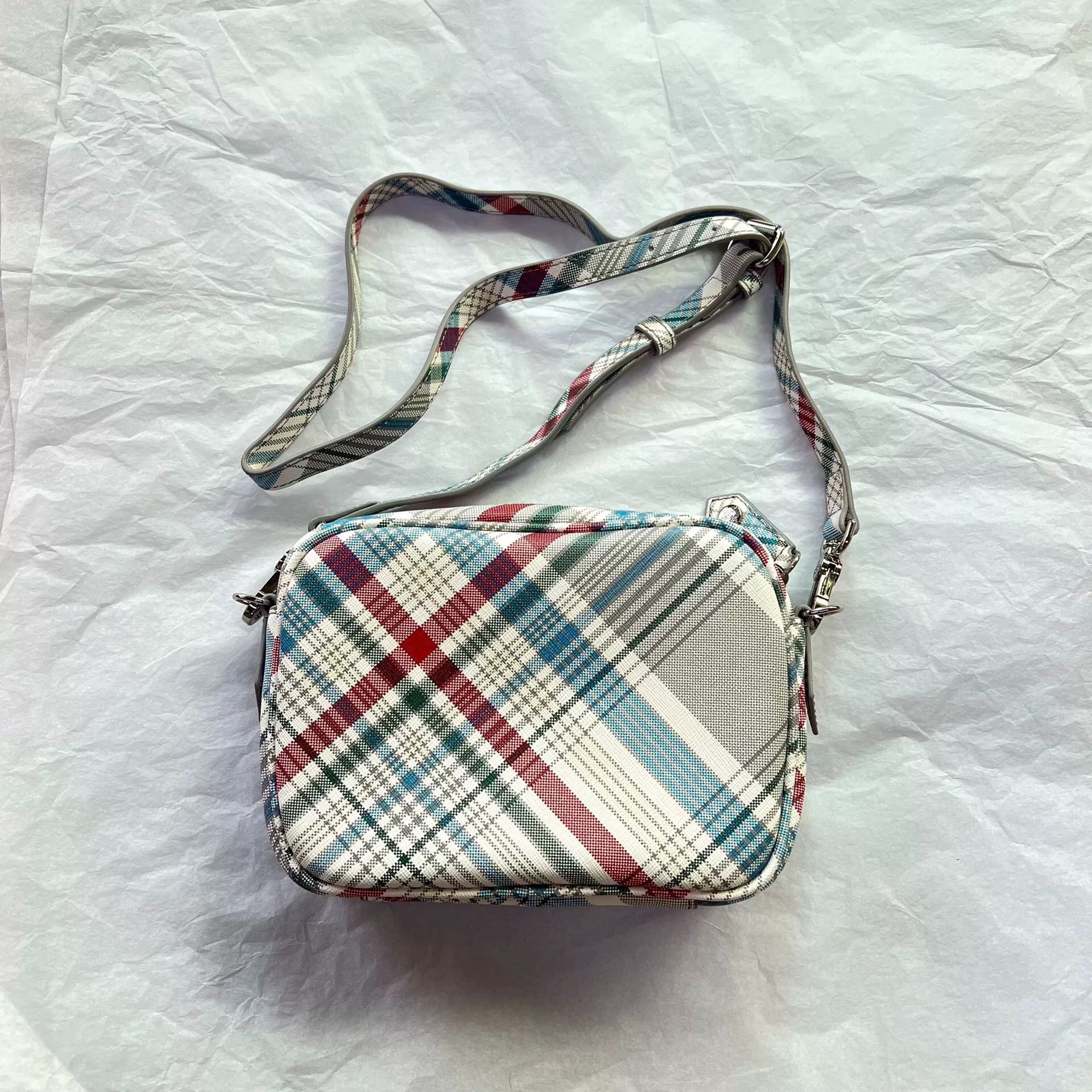 Vivienne Westwood Vivienne Westwood Anna Check Camera Crossbody Bag Size ONE SIZE - 3 Thumbnail