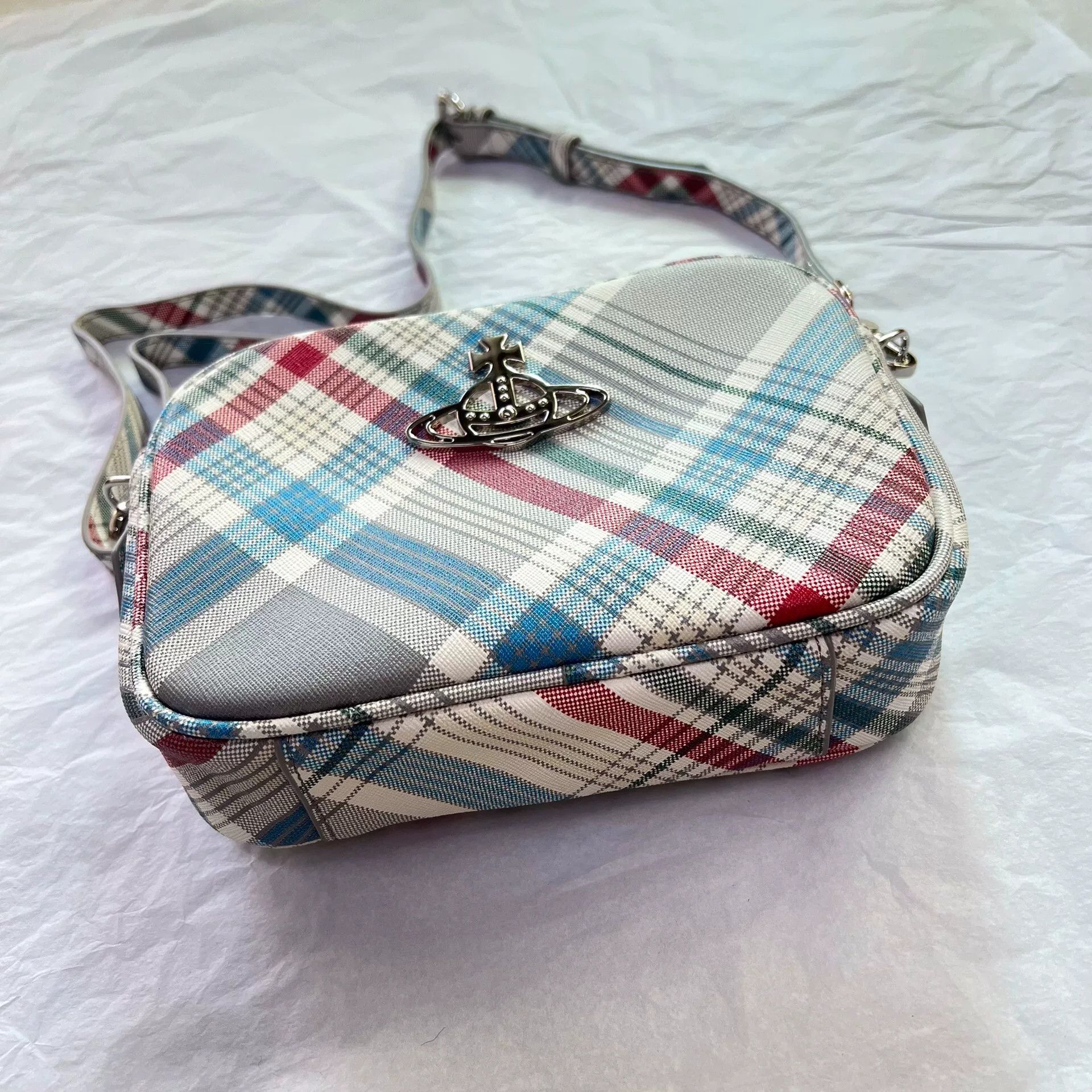 Vivienne Westwood Vivienne Westwood Anna Check Camera Crossbody Bag Size ONE SIZE - 9 Thumbnail
