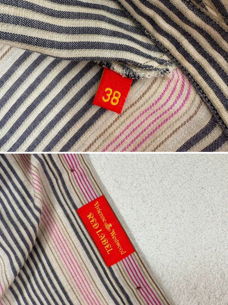 Vivienne Westwood Vivienne Westwood Striped Retro Shirt Size US M / EU 48-50 / 2 - 9 Thumbnail