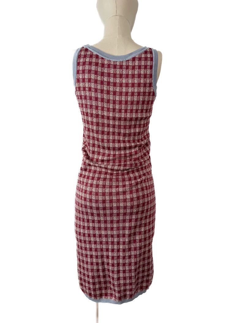 Vivienne Westwood Vivienne Westwood Checkered Knit Dress Size US XS / EU 42 / 0 - 6 Thumbnail