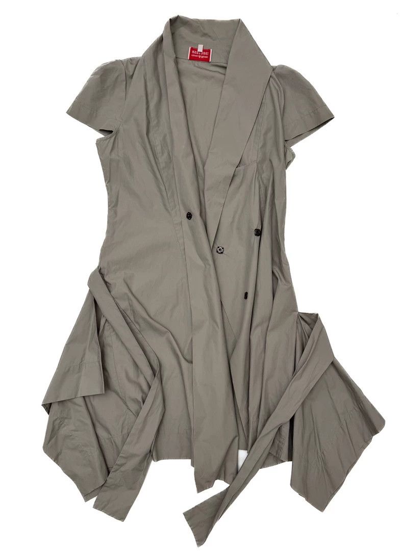Vivienne Westwood Vivienne Westwood Gray Asymmetric Dress Size US 34 / EU 50 - 5 Thumbnail