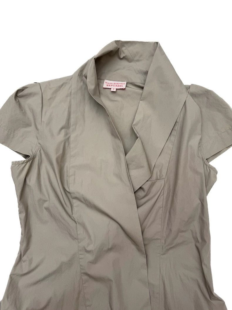 Vivienne Westwood Vivienne Westwood Gray Asymmetric Dress Size US 34 / EU 50 - 6 Thumbnail