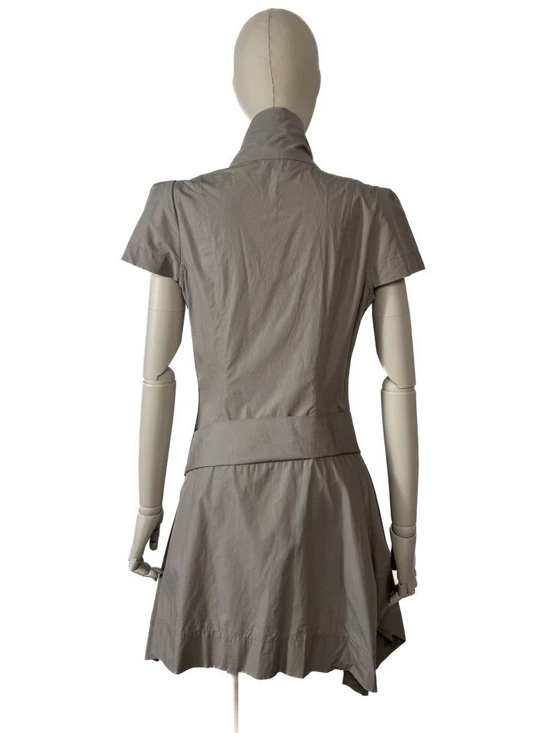 Vivienne Westwood Vivienne Westwood Gray Asymmetric Dress Size US 34 / EU 50 - 4 Thumbnail