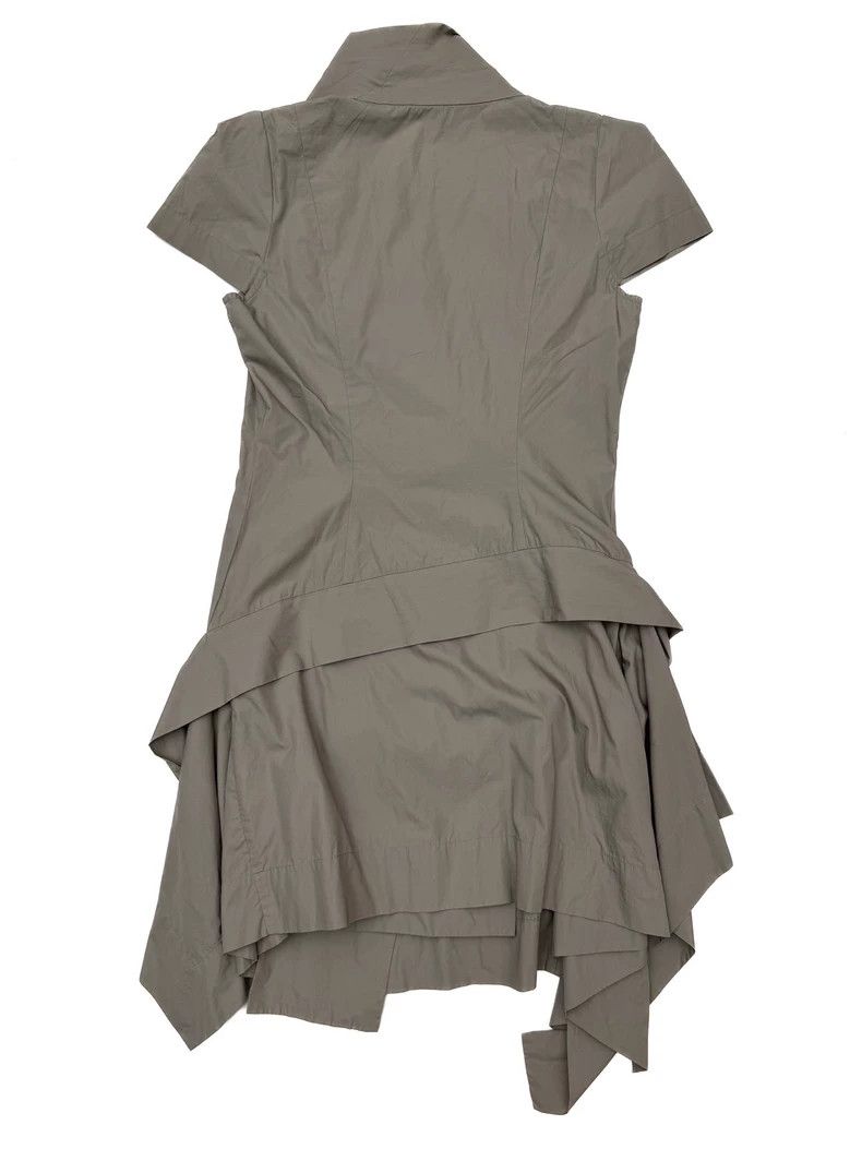 Vivienne Westwood Vivienne Westwood Gray Asymmetric Dress Size US 34 / EU 50 - 7 Thumbnail