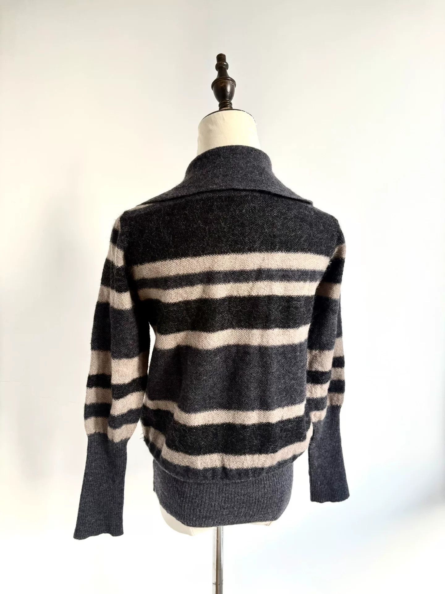 Vivienne Westwood Vivienne Westwood Gray Stripe Wool Jacket Size US S / EU 44-46 / 1 - 4 Thumbnail