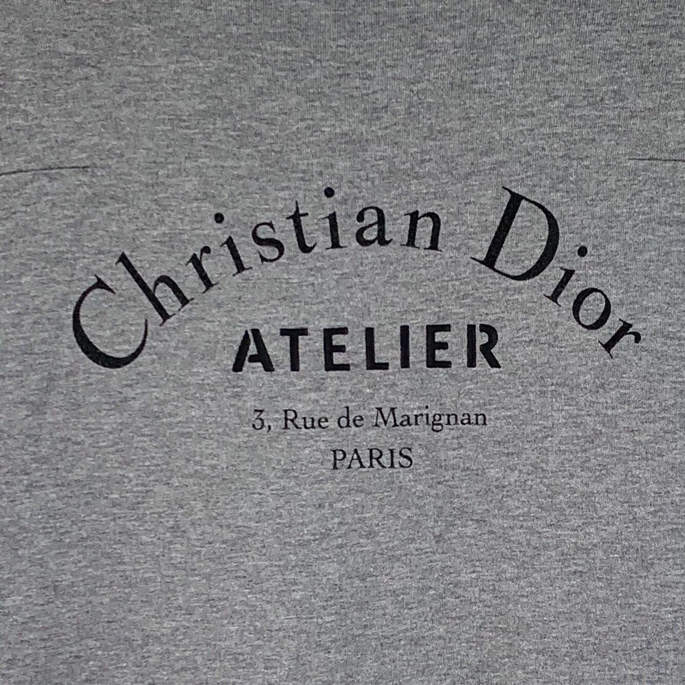 Dior gray sleeveless logo cotton sweatshirt by dior Size US XL / EU 56 / 4 - 5 Thumbnail