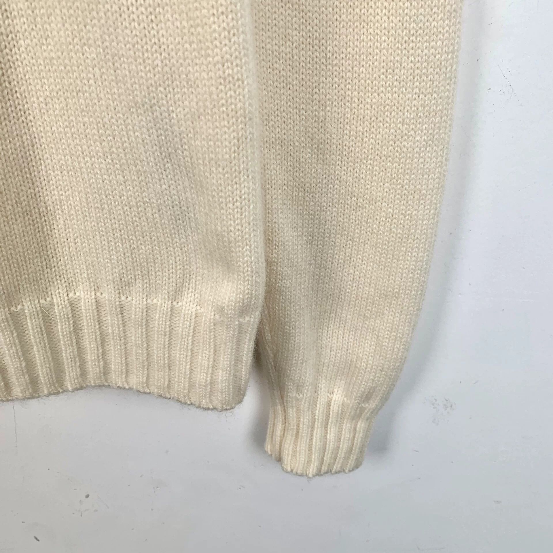 Max Mara beige hooded cable knit sweater XS Size US XS / EU 42 / 0 - 4 Thumbnail