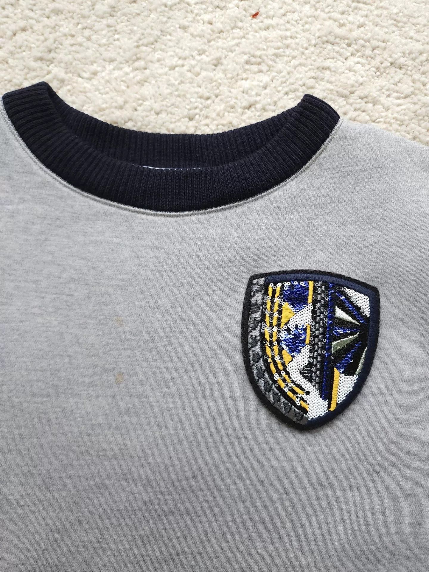 Dior gray dior badge sweatshirt Size US M / EU 48-50 / 2 - 4 Thumbnail