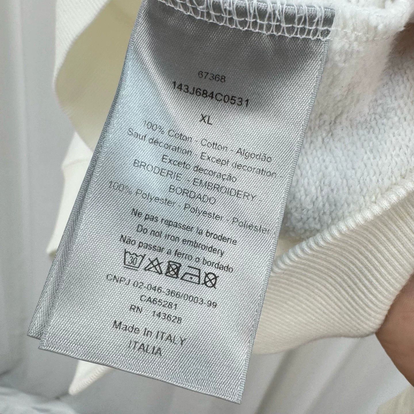 Dior dior peter doig embroidered logo sweatshirt Size US XL / EU 56 / 4 - 8 Thumbnail