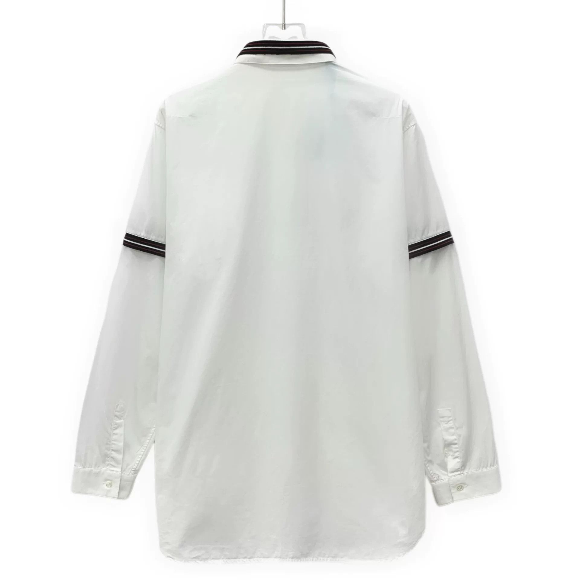 Dior white striped cotton long sleeve shirt Size US L / EU 52-54 / 3 - 2 Thumbnail