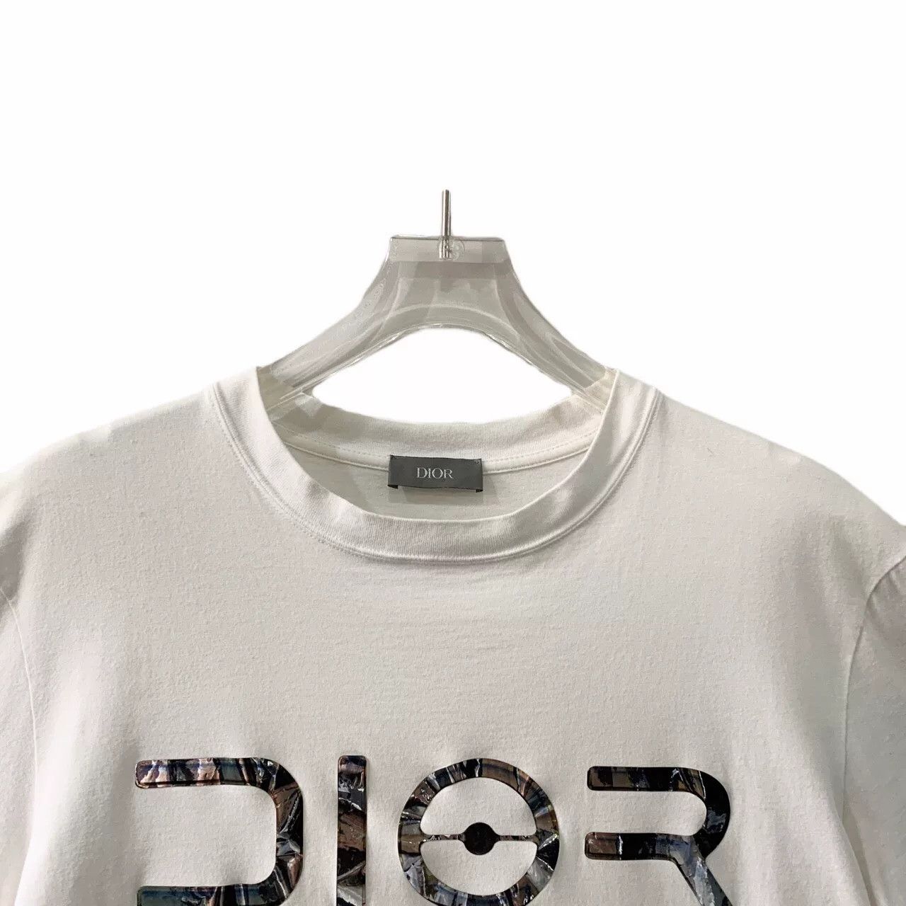 Dior white dior logo cotton t-shirt size small Size US S / EU 44-46 / 1 - 3 Thumbnail
