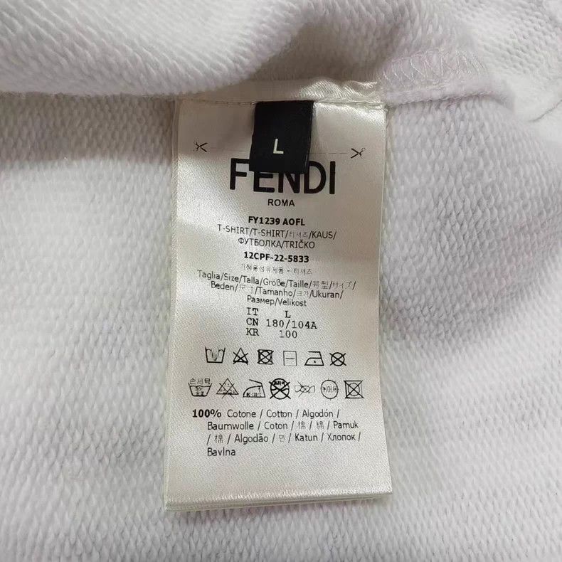 Fendi FENDI Men's All-over Print Short Sleeve T-shirt Size US M / EU 48-50 / 2 - 3 Thumbnail
