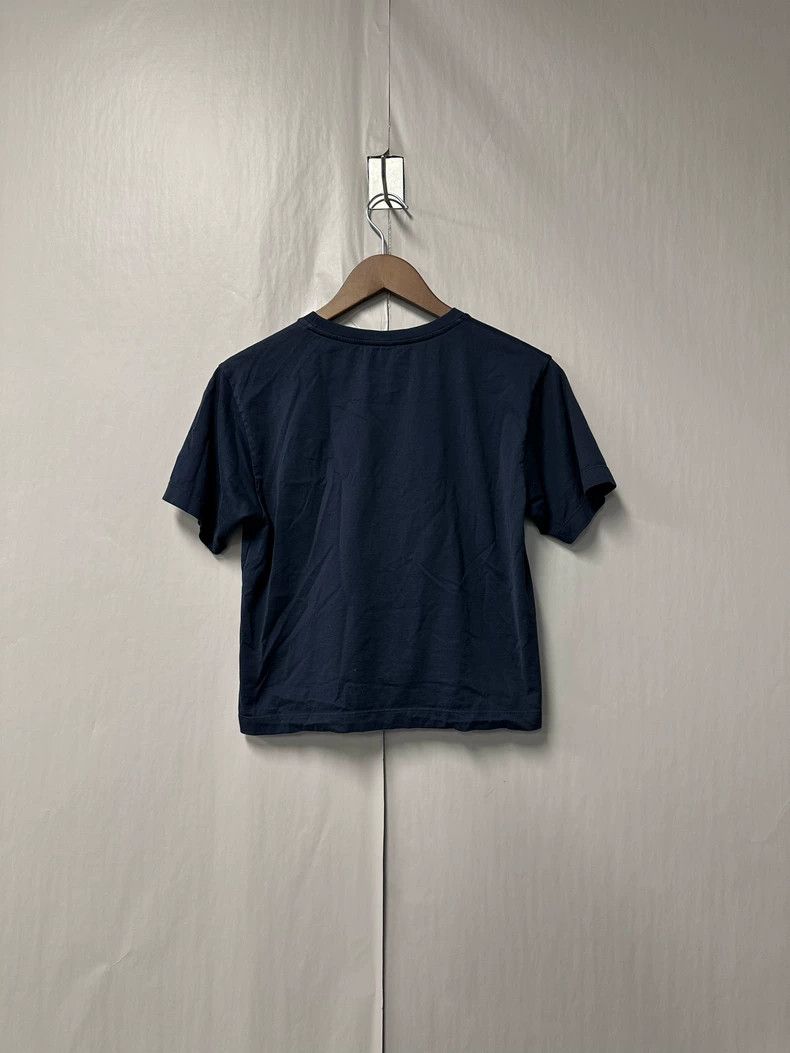 Fendi Fendi Navy Flocked Logo Short Sleeve T-Shirt Size US S / EU 44-46 / 1 - 2 Thumbnail