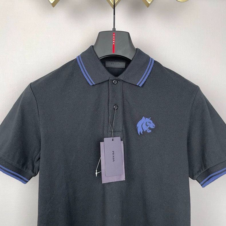 Prada Prada Men's Short Sleeve Polo Shirt Size US S / EU 44-46 / 1 - 2 Thumbnail