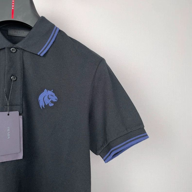 Prada Prada Men's Short Sleeve Polo Shirt Size US S / EU 44-46 / 1 - 3 Thumbnail