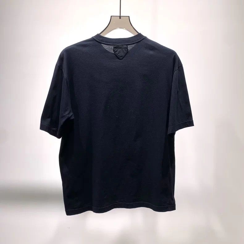Prada Prada Classic Black Embroidered T-shirt Size US S / EU 44-46 / 1 - 7 Thumbnail