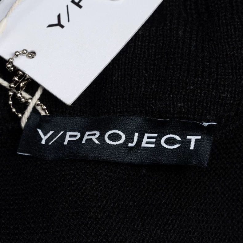 Yohji Yamamoto Y/Project Asymmetric Wool Knit Sweater Size US S / EU 44-46 / 1 - 4 Thumbnail