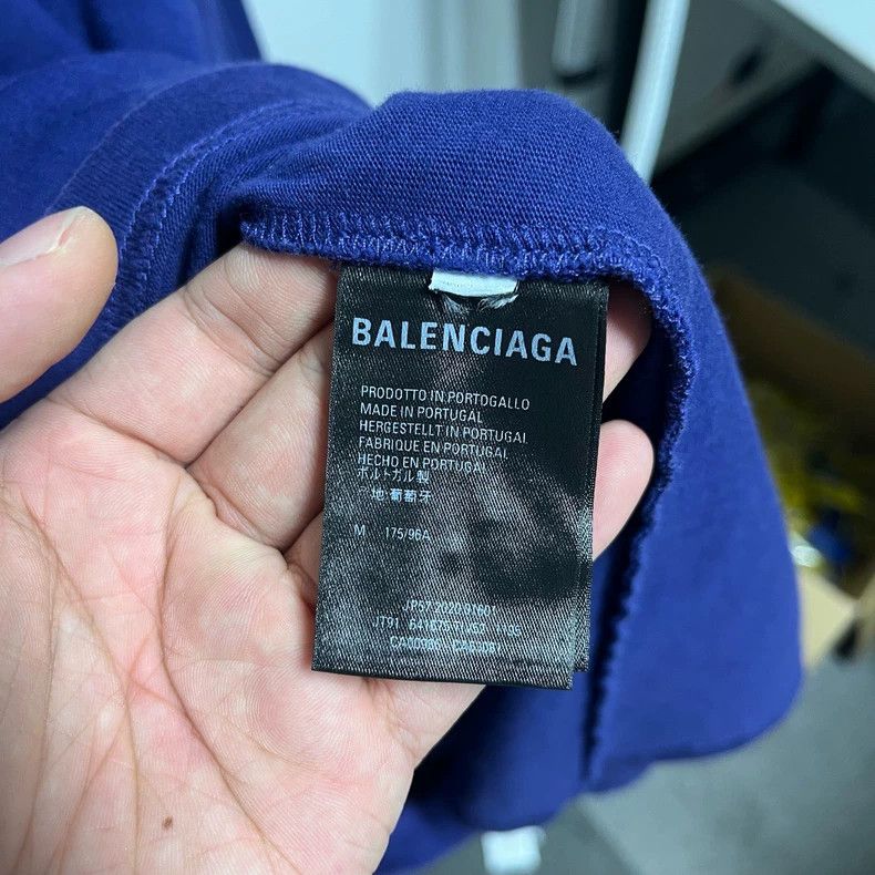 Balenciaga Balenciaga Wave Print Short Sleeve T-shirt Size US M / EU 48-50 / 2 - 4 Thumbnail