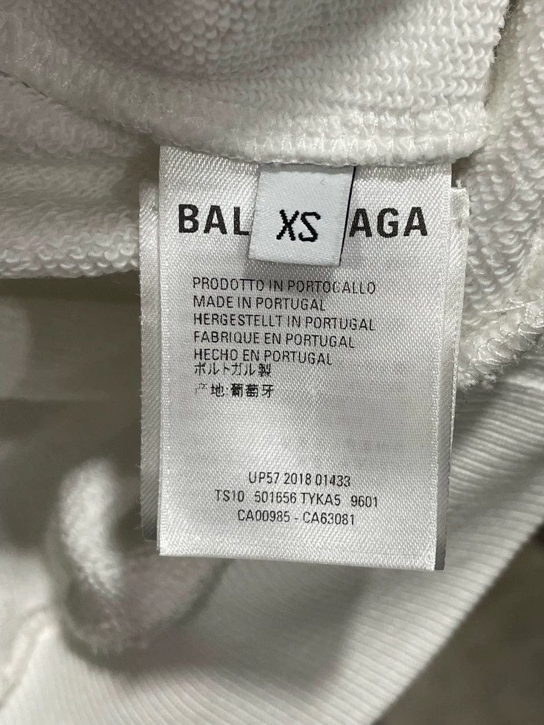 Balenciaga Balenciaga White Pink Hoodie XS New Size US XS / EU 42 / 0 - 8 Thumbnail