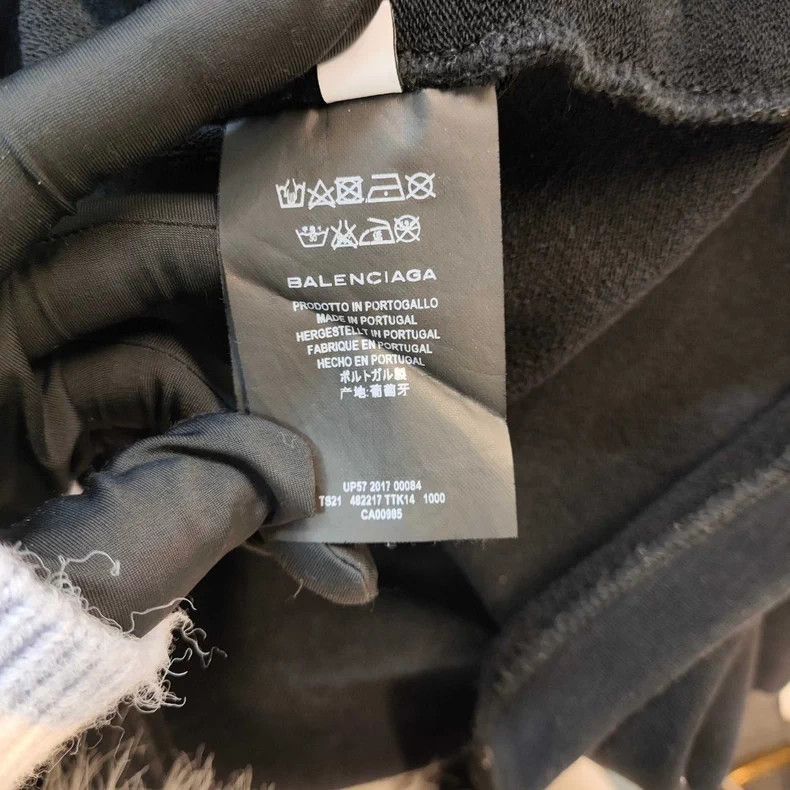 Balenciaga Balenciaga Black Sweatshirt S Size US S / EU 44-46 / 1 - 5 Thumbnail