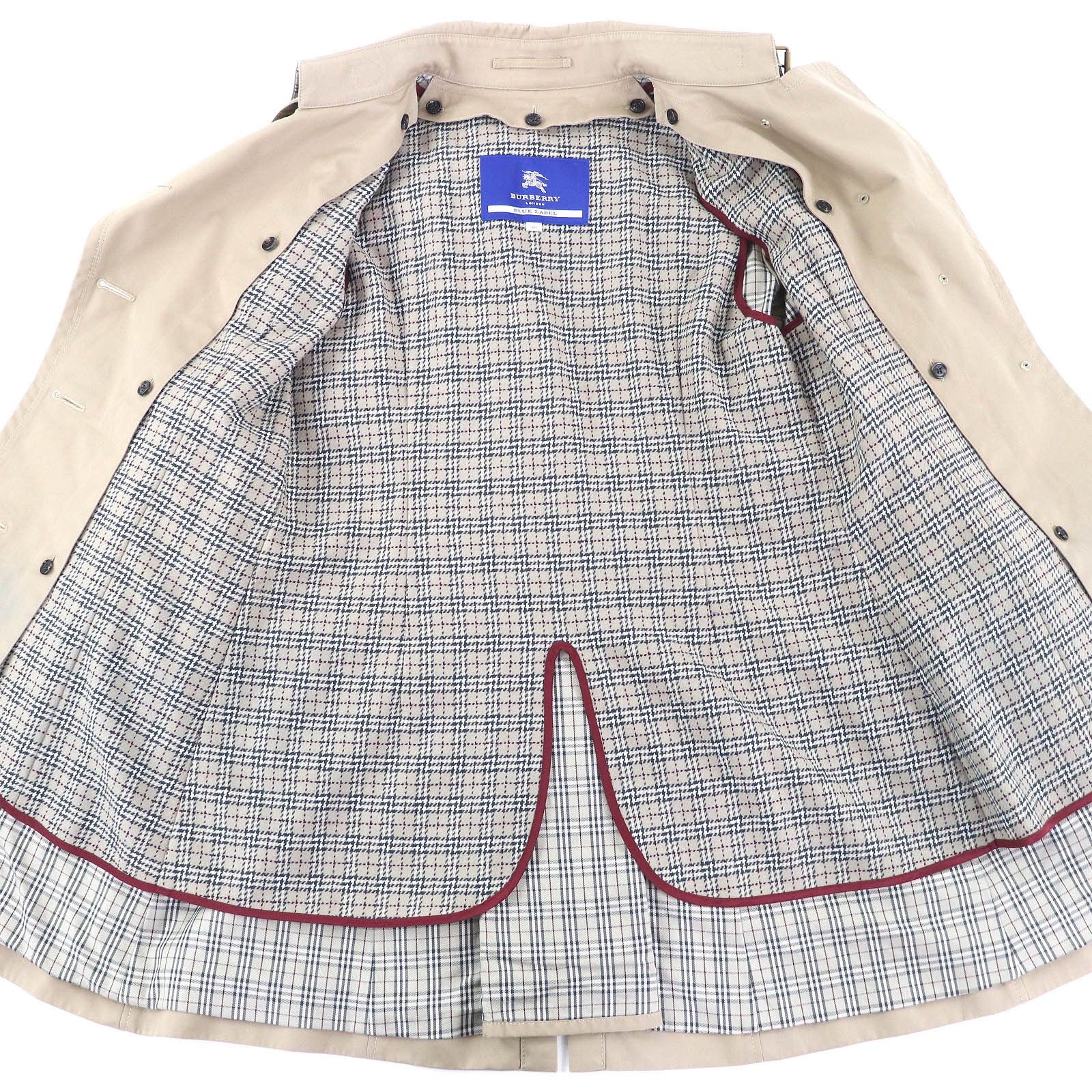 Burberry Burberry Burberry Blue Label Wool Lined Trench Coat Cotton Outerwear DUTY FREE for USA Size ONE SIZE - 5 Thumbnail