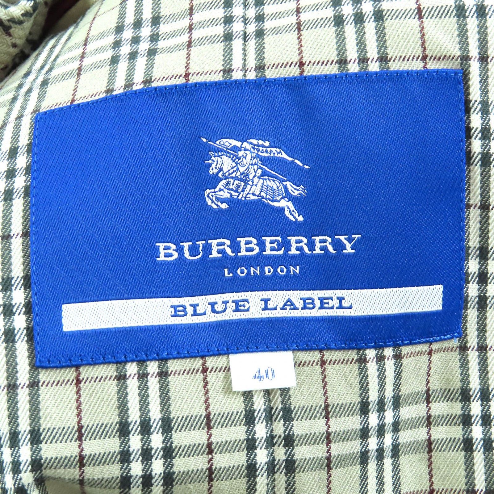 Burberry Burberry Burberry Blue Label Wool Lined Trench Coat Cotton Outerwear DUTY FREE for USA Size ONE SIZE - 7 Thumbnail