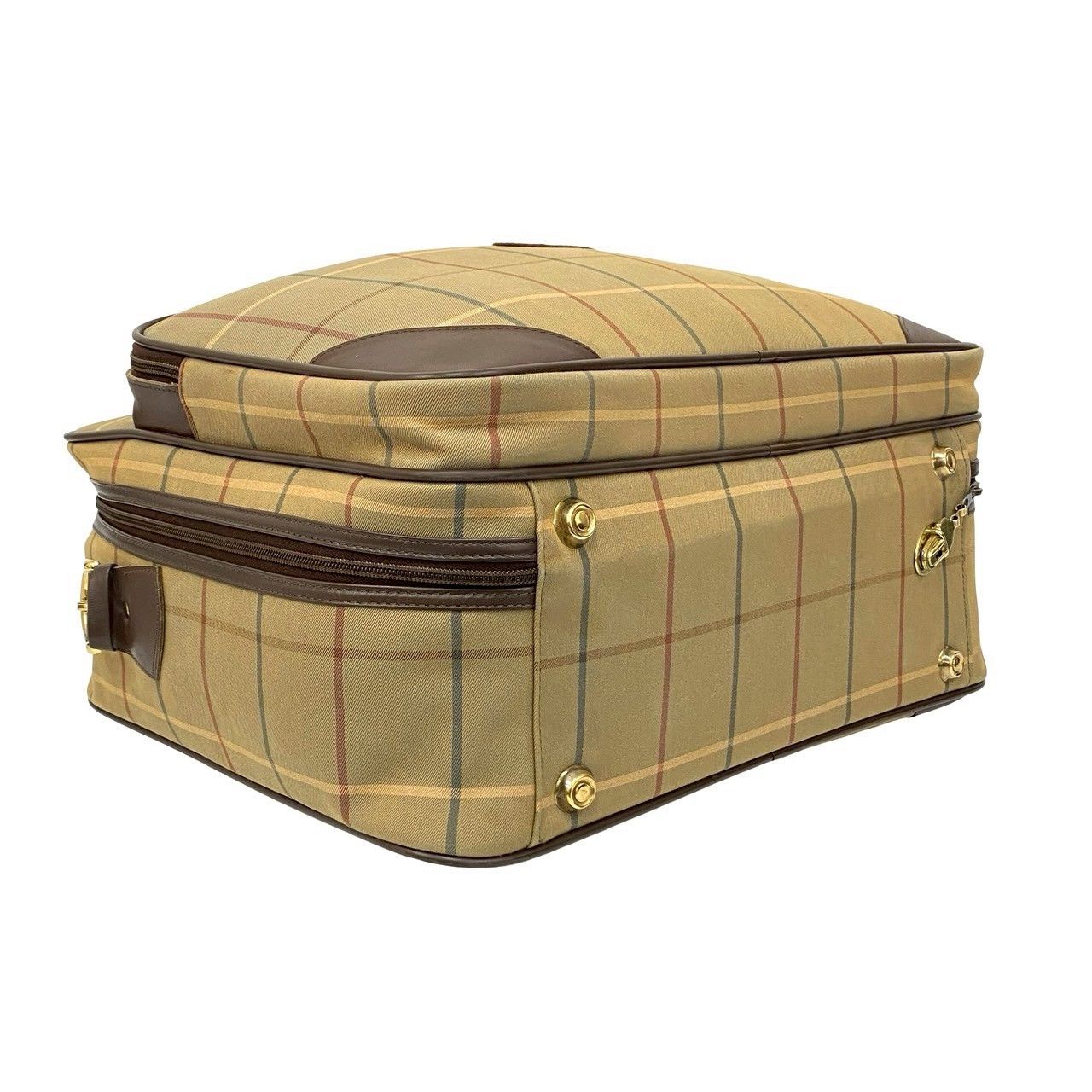 Burberry Burberry Burberrys Shadow Horse Logo Canvas Leather 2way Boston Bag Canvas Travel Bag DUTY FREE for USA Size ONE SIZE - 8 Thumbnail