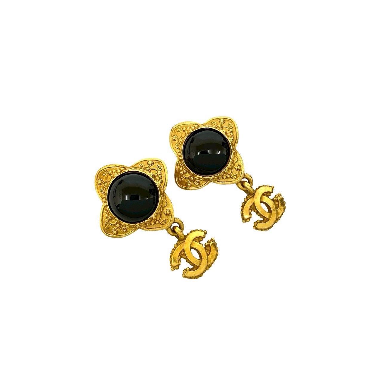 Chanel Chanel Chanel Coco Mark Earrings Metal Earrings 96A DUTY FREE for USA Size ONE SIZE - 4 Thumbnail