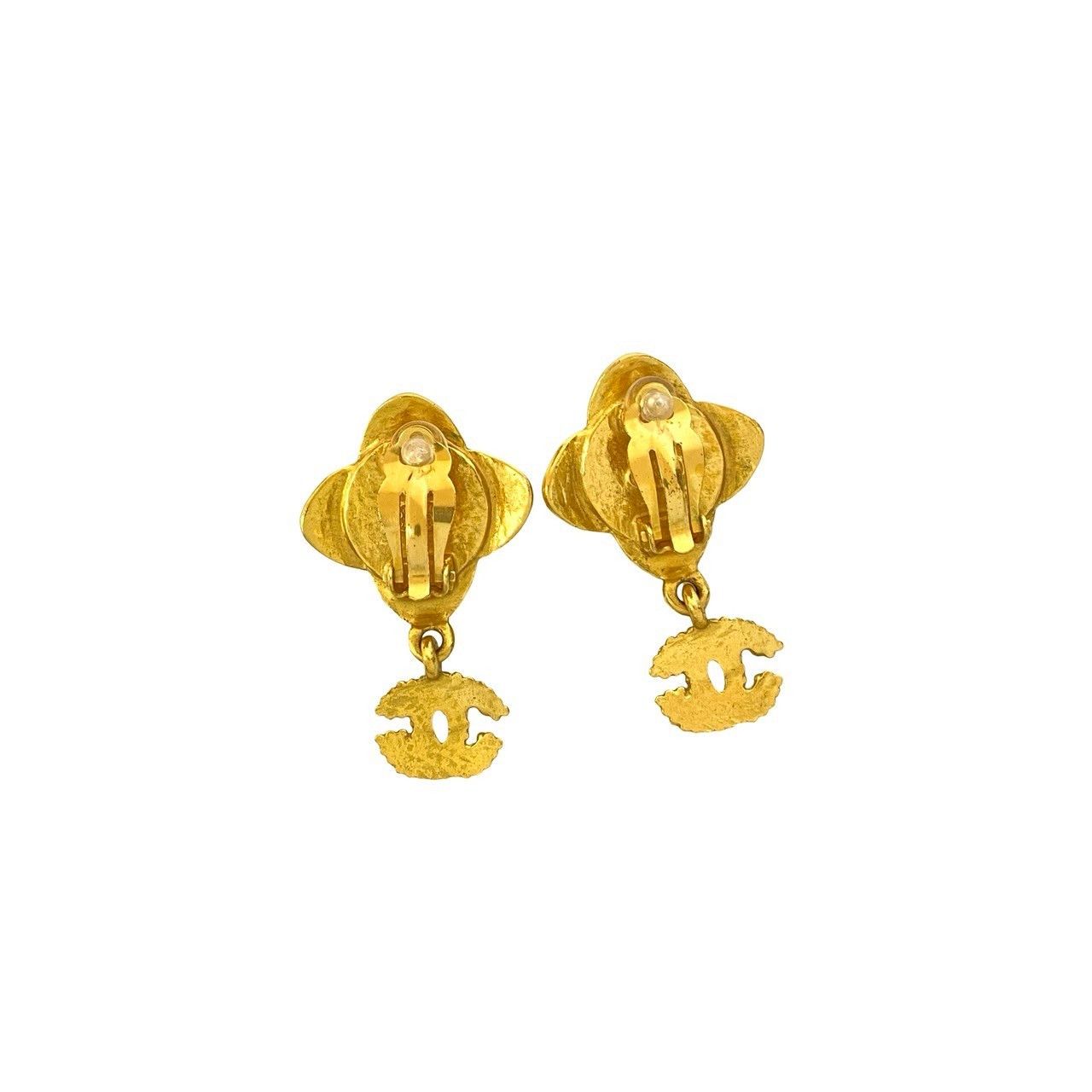 Chanel Chanel Chanel Coco Mark Earrings Metal Earrings 96A DUTY FREE for USA Size ONE SIZE - 5 Thumbnail