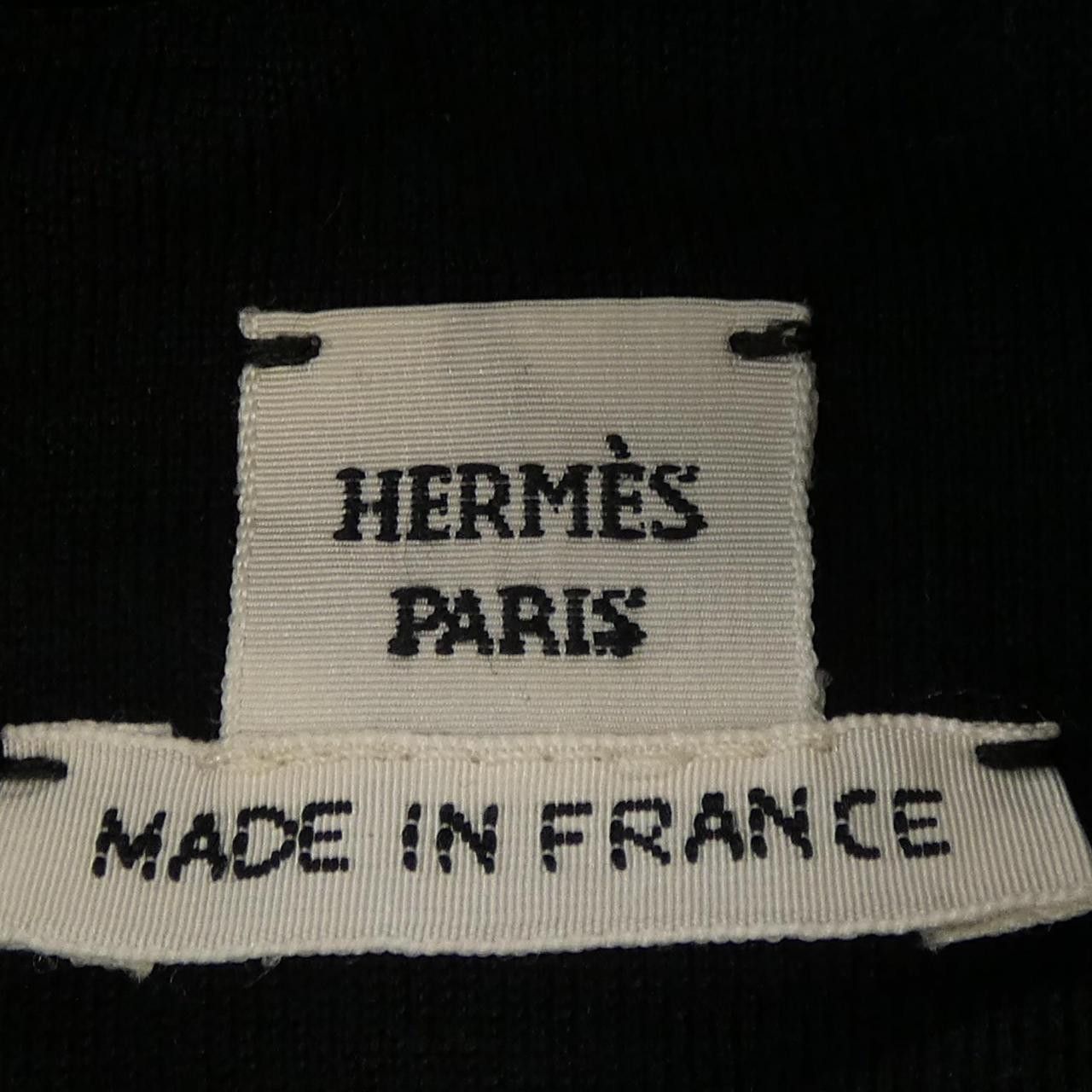 Hermes Hermes Hermès Double Jersey Wave CLOU DE SELLE34 Tunic Cotton Tops DUTY FREE for USA Size ONE SIZE - 5 Thumbnail