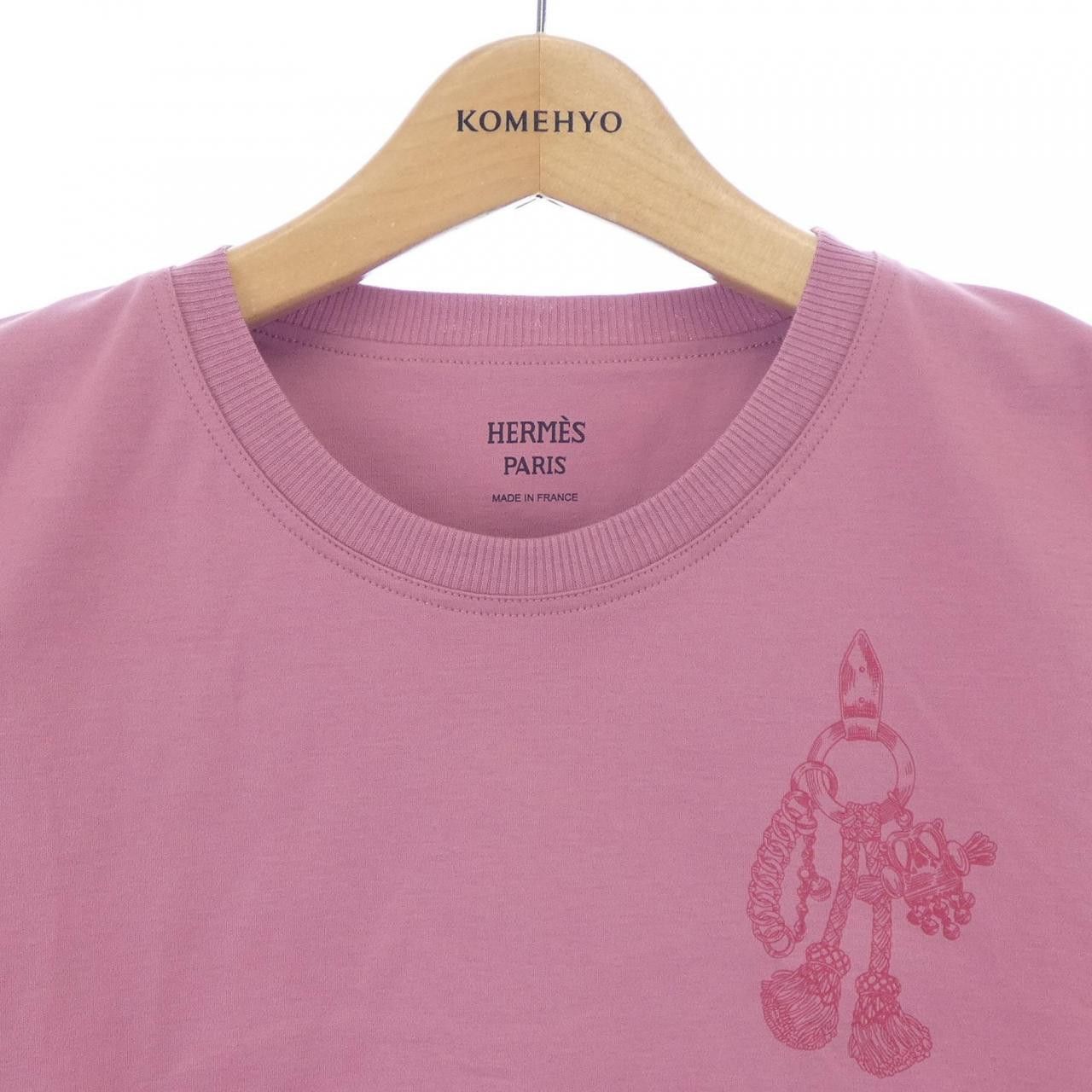 Hermes Hermes Hermes Cartouche Parfroi36 T-shirt Cotton T-Shirts DUTY FREE for USA Size ONE SIZE - 5 Thumbnail