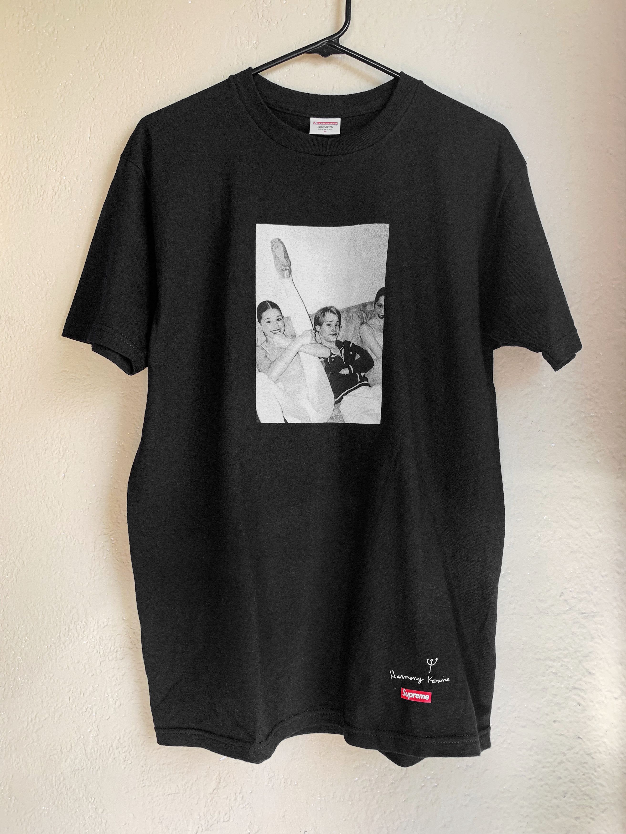 Supreme Supreme X Harmony Korine Macaulay Culkin Tee Black | Grailed