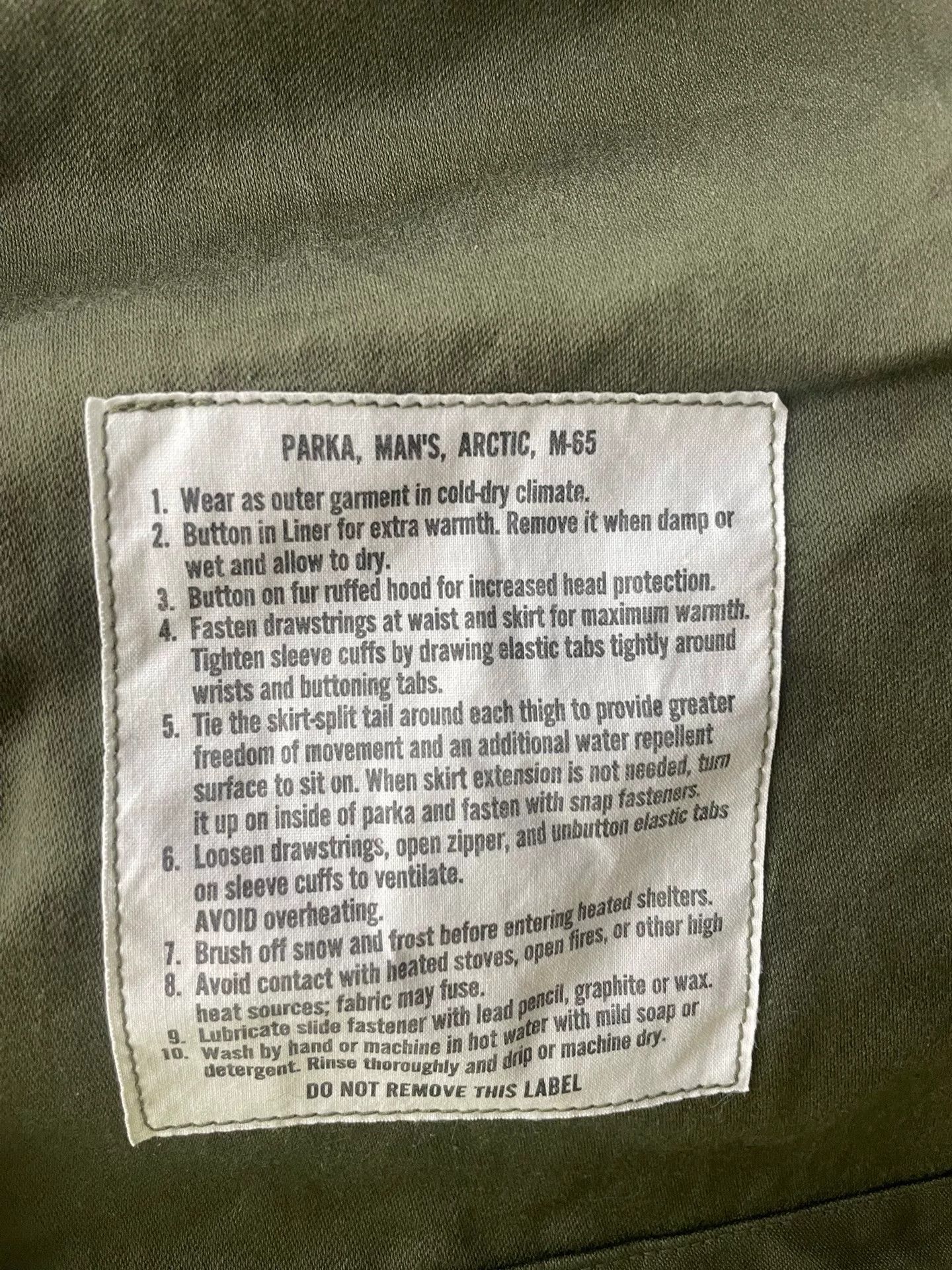 The Real McCoy's The Real McCoy's M65 Parka S Green Size US S / EU 44-46 / 1 - 4 Thumbnail