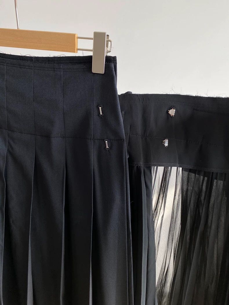 Comme des Garcons COMME des GARCONS Asymmetric Pleated Skirt Size US 26 / EU 42 - 7 Thumbnail