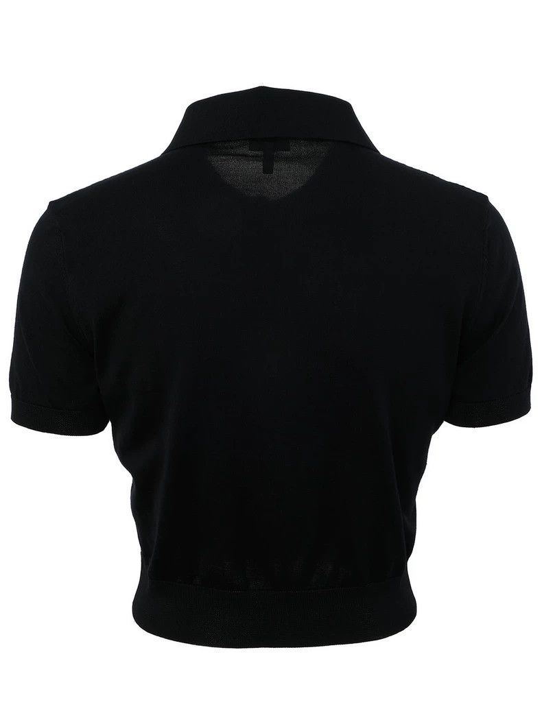 Loewe LOEWE Short Silk Blend Polo Knit Size US S / EU 44-46 / 1 - 4 Thumbnail