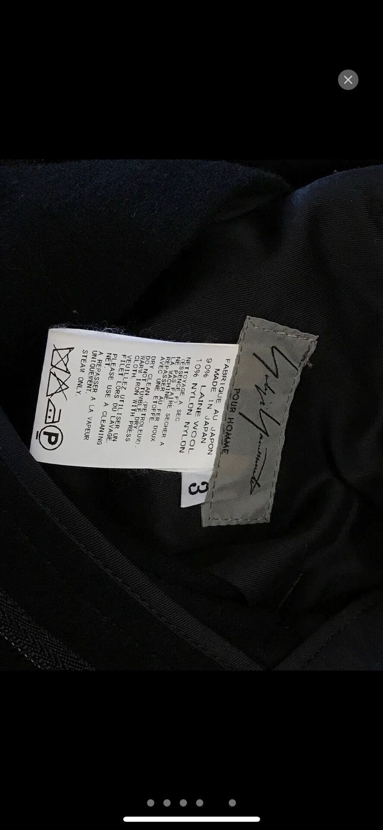 Yohji Yamamoto Yohji Yamamoto AW16 Wool Balloon Trousers Size US 34 / EU 50 - 4 Thumbnail