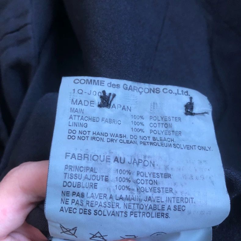 Comme des Garcons Comme des Garcons Black Blazer Coat Size US M / EU 48-50 / 2 - 8 Thumbnail