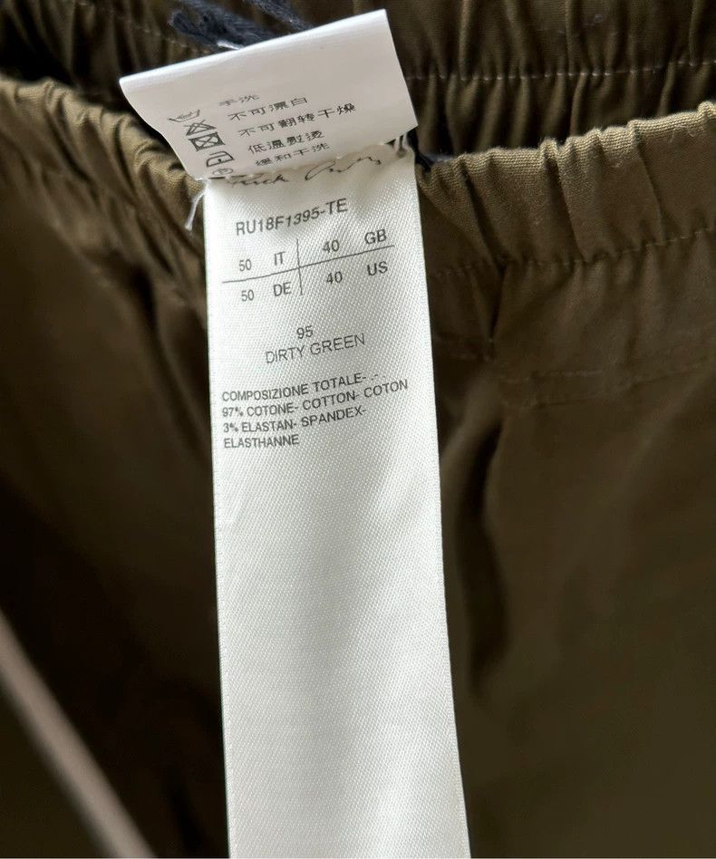 Rick Owens Rick Owens 18FW Cropped Cargo Pants Size US 38 / EU 54 - 6 Thumbnail
