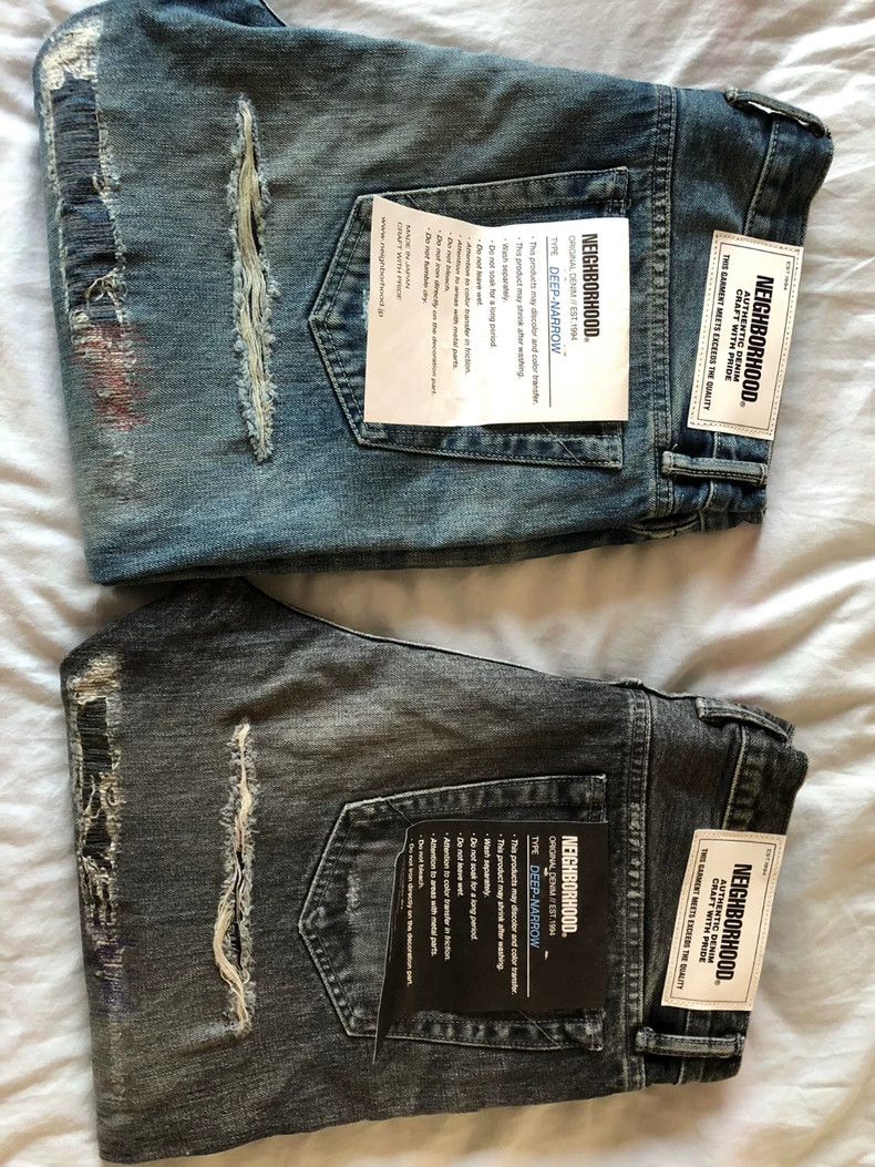 Neighborhood NEIGHBORHOOD SAVAGE 19aw Denim Jeans Size US 31 - 3 Thumbnail