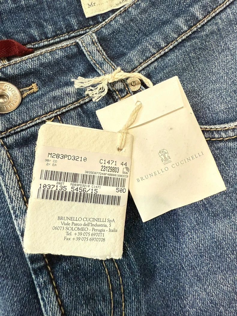 Brunello Cucinelli Brunello Cucinelli Classic Five-Pocket Jeans Size US 31 - 3 Thumbnail