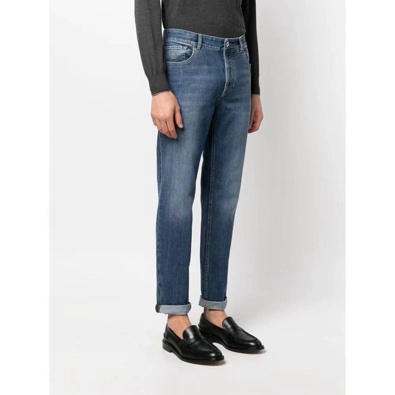 Brunello Cucinelli Brunello Cucinelli Classic Five-Pocket Jeans Size US 31 - 2 Thumbnail