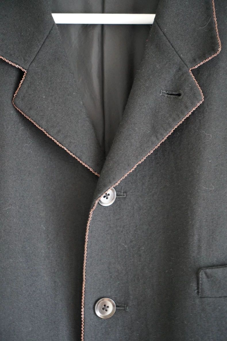 Yohji Yamamoto Yohji Yamamoto 00AW Couture Wool Blazer Size US L / EU 52-54 / 3 - 3 Thumbnail