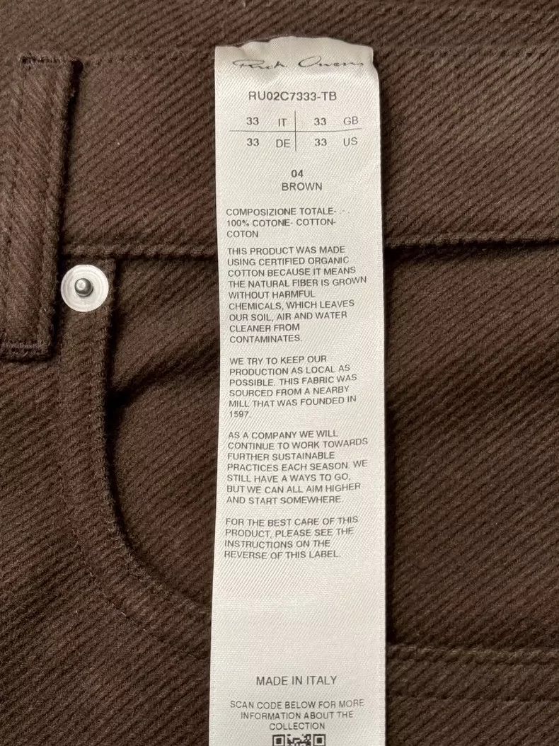 Rick Owens Rick Owens main line wide-leg pants Size US 33 - 4 Thumbnail