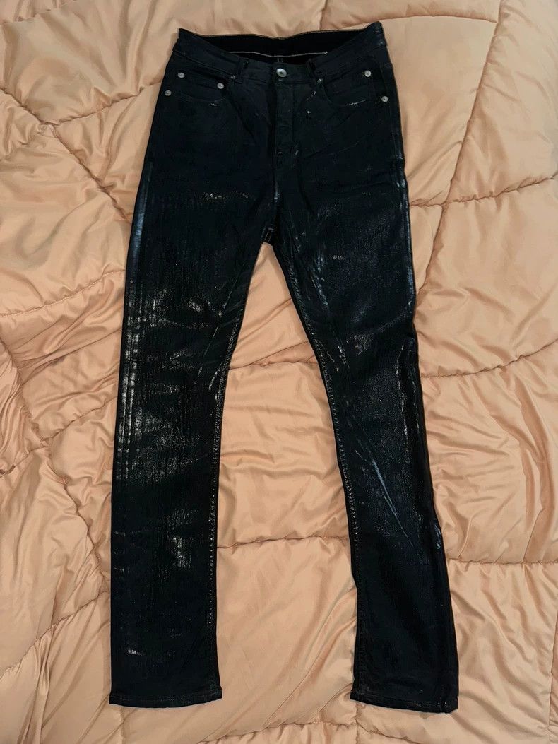 Rick Owens Drkshdw Rick Owens DRKSHDW Detroit Wax Pants Size US 28 / EU 44 - 2 Thumbnail