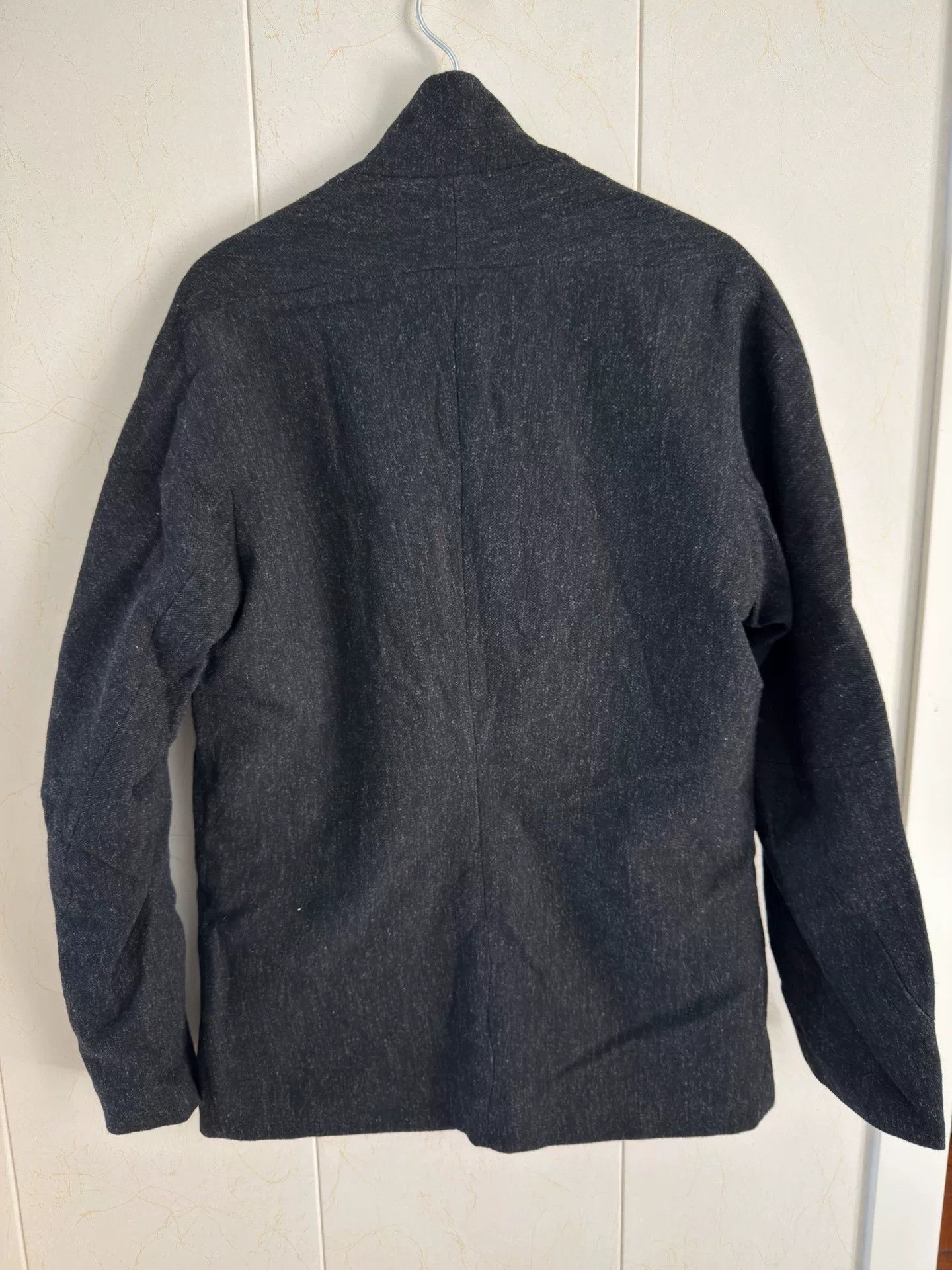 Ziggy Chen Ziggy Chen Wool-Linen Stand Collar Jacket Size US L / EU 52-54 / 3 - 3 Thumbnail