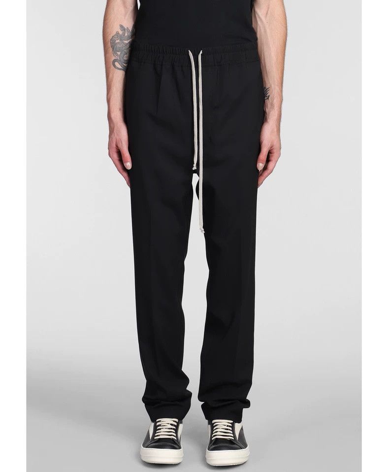Rick Owens Rickowens Wool Drawstring Trousers Size US 38 / EU 54 - 9 Thumbnail