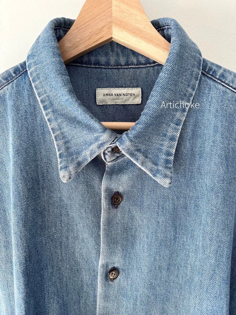 Dries Van Noten Dries Van Noten Denim Shirt 24aw Size US L / EU 52-54 / 3 - 3 Thumbnail
